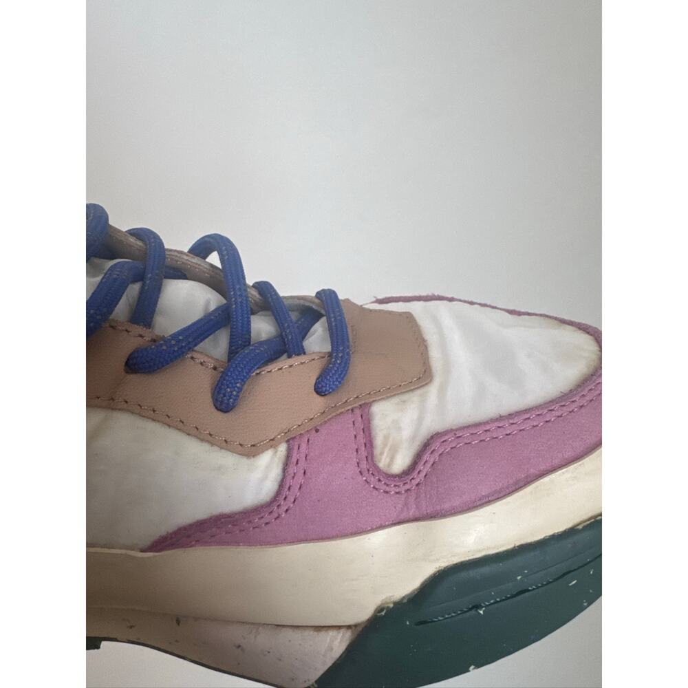 NCEPT Multicolor High Top Platform Boots - White, Pink & Tan Hiking Sneakers - Picture 5 of 12